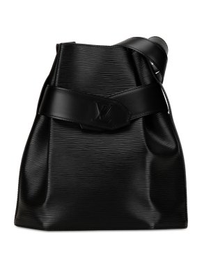 Louis Vuitton Black Epi Sac D Epaule PM