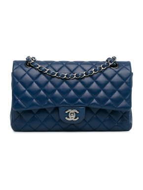 Chanel Navy Medium Classic Double Flap Bag