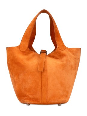 Hermes Orange Doblis Picotin Lock 18