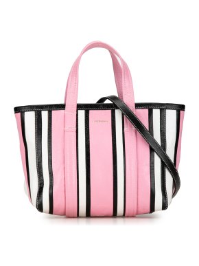 Balenciaga Pink Small Barbes East West Shopper Tote
