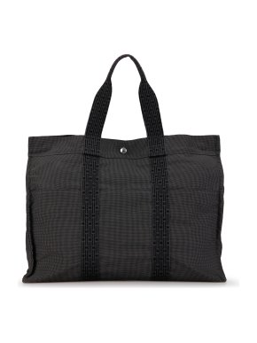 Hermes Charcoal Herline MM Tote