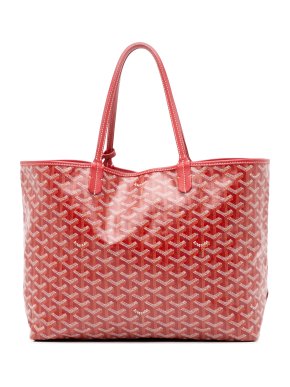 Goyard Red Goyardine Saint Louis PM Tote Bag