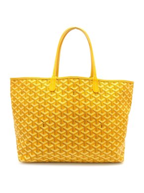Goyard Yellow Goyardine Saint Louis PM Tote Bag