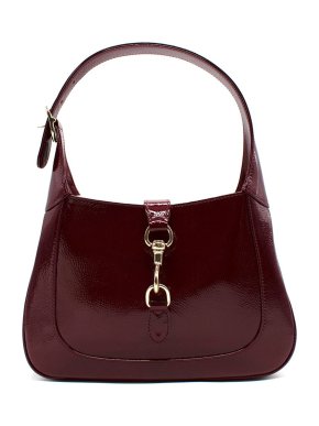 Gucci Burgundy Leather Jackie Shoulder Bag