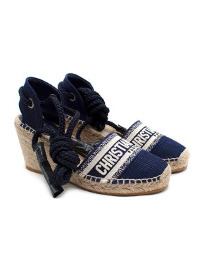 Dior Indigo Blue Granville Espadriles