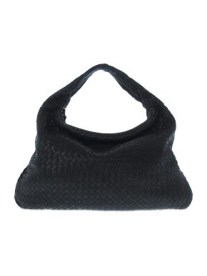 Bottega Veneta Black Medium Intrecciato  Hobo Bag