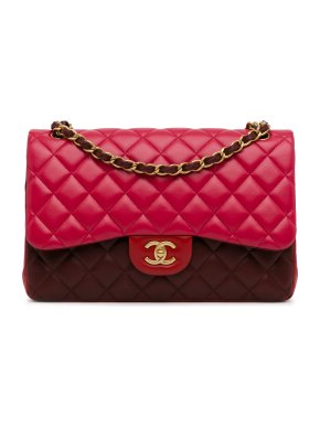 Chanel Tricolour Jumbo Double Flap Bag
