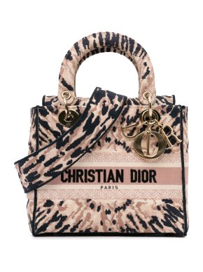 Dior Pink Medium Tie-Dye Lady D-Lite