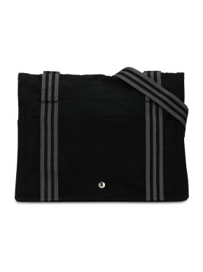 Hermes Black Fourre Tout Besace MM Tote Bag