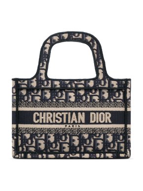 Dior Blue Mini Oblique Book Tote