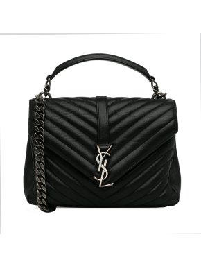 Saint Laurent Black Medium College Bag
