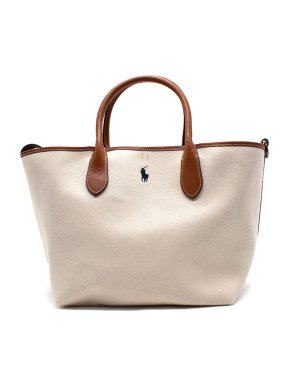 Polo Ralph Lauren Cream Medium Bellport Canvas Bag