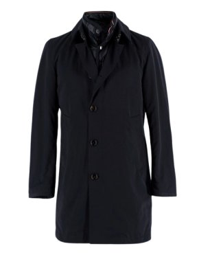 Moncler Navy Puffer Lined Jacket