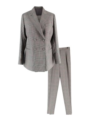 Giuliva Heritage Checked Blazer And Trouser Suit