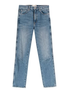 SLVRLAKE Blue Denim Straight-Leg Jeans