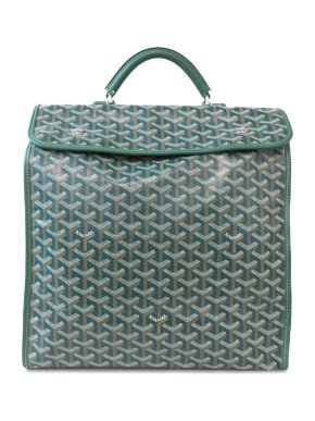 Goyard Green Goyardine Saint Leger Backpack