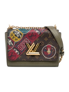 Louis Khaki Vuitton Kabuki Twist MM
