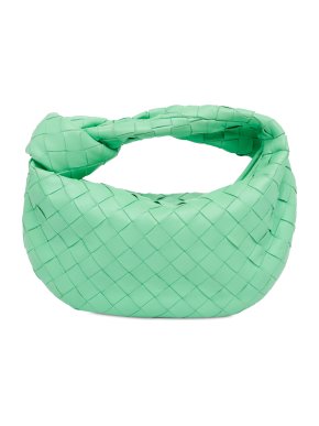 Bottega Veneta Green Mini Intrecciato Jodie