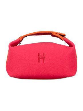 Hermes Pink Small Toile Bride A Brac