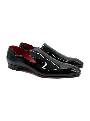 Christian Louboutin Dandy Chick Black Leather Loafers