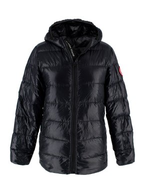 Canada Goose Youth Black Crofton Puffer Coat