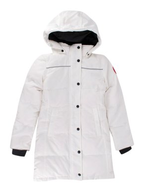 Canada Goose Kids White Juniper Parka Northstar Coat