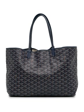 Goyard Blue Goyardine Saint Louis PM Tote Bag