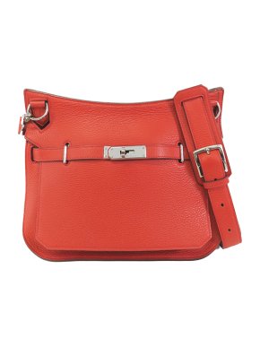 Hermes Jypsiere 28 in Bougainvillea Clemence Leather with Palladium Hardware