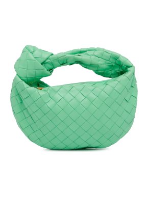 Bottega Veneta Green Mini Nappa Intrecciato Jodie