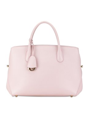 Dior Pink Grained Calfskin Supple Open Bar Large Tote
