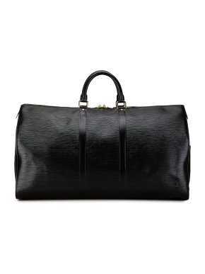 Louis Vuitton Black Epi Keepall 55
