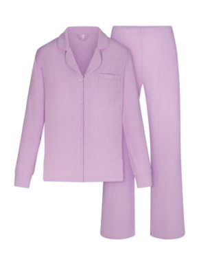 Skims Sugar Plum Soft Lounge Rib Sleep Set