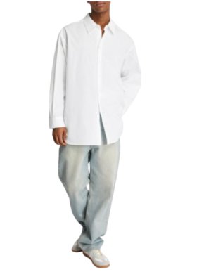 The Row White Cotton Lukre Shirt 1