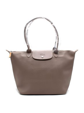 Longchamp Taupe Lo Le Pliage City Bag