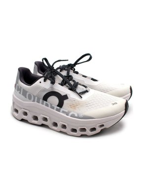 On Running Undyed-White Cloudmonster Trainers