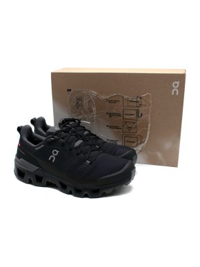 On Running Black Eclipse Cloudwander Waterproof Mens Trainers