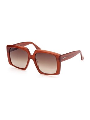 MaxMara Brown Resin Oversized Sunglasses