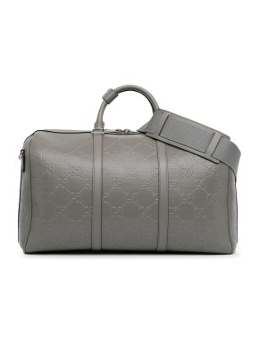 Gucci Small Jumbo GG Leather Duffle Bag