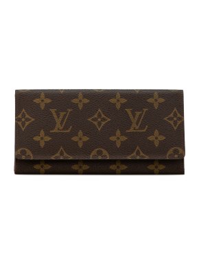 Louis Vuitton Coated Canvas Monogram Porte Yen 3 Cartes Credit Wallet