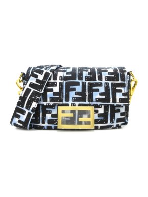 Fendi Mini Zucca Joshua Vides Nylon Convertible Baguette Belt Bag