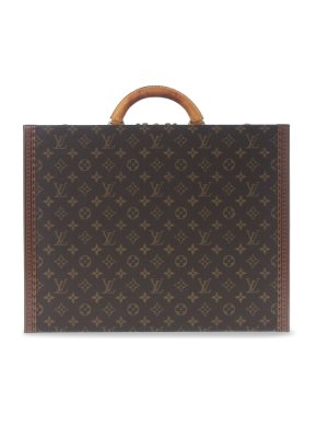 Louis Vuitton Coated Canvas Monogram Super President Trunk