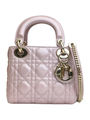 Pearlescent Pink Mini Lady Dior GHW