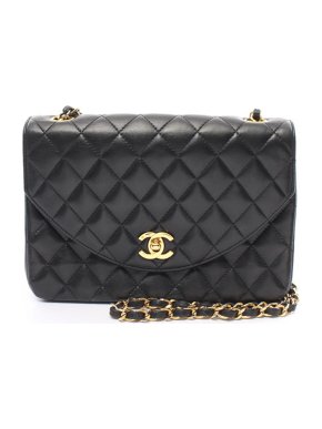 Chanel Black Quilted Lambskin Flap