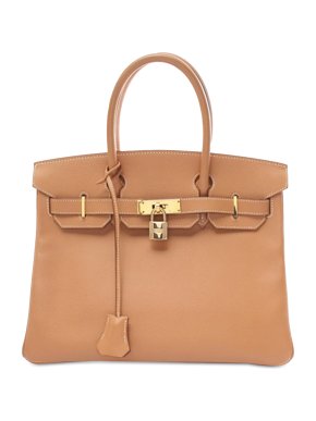 Hermes Natural Courchevel Birkin Retourne 30