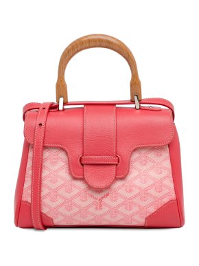 Pink Goyardine Mini Saigon Souple