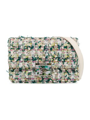 Chanel Multicoloured Tweed Beauty Lock Flap Bag