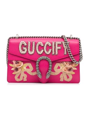 Gucci Pink Small Guccify Dionysus Shoulder Bag