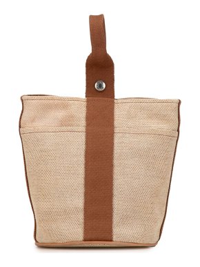 Hermes Toile Saxo MM Bucket Bag