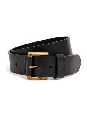 Polo Ralph Lauren Black Leather Belt