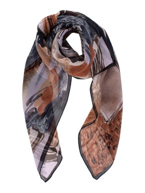 Fendi Watercolour Silk Scarf